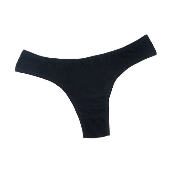 6-Pack Women's Cotton Thong Panties Thongs - Picture 8 of 8